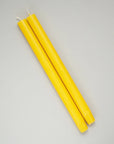 TRUE GRACE - Yellow Pair of Dining Candles