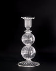 Luna Handblown Glass Candlestick (Short)
