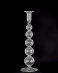 Luna Handblown Glass Candlestick (Tall)
