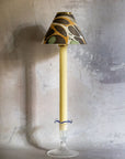 Marbled Candle Shades - Limited Edition - Dark Grey, Gold and White Blob