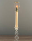 Brass candle shade carrier
