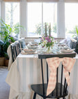 Bespoke T&R x Fabric Snug Striped Tablecloth with Ruffle