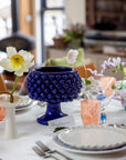 Marla & Primrose - Sicilian Pine Planter, Cobalt Blue