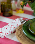 Twizzell Pink Splatter Napkins – Set of 4