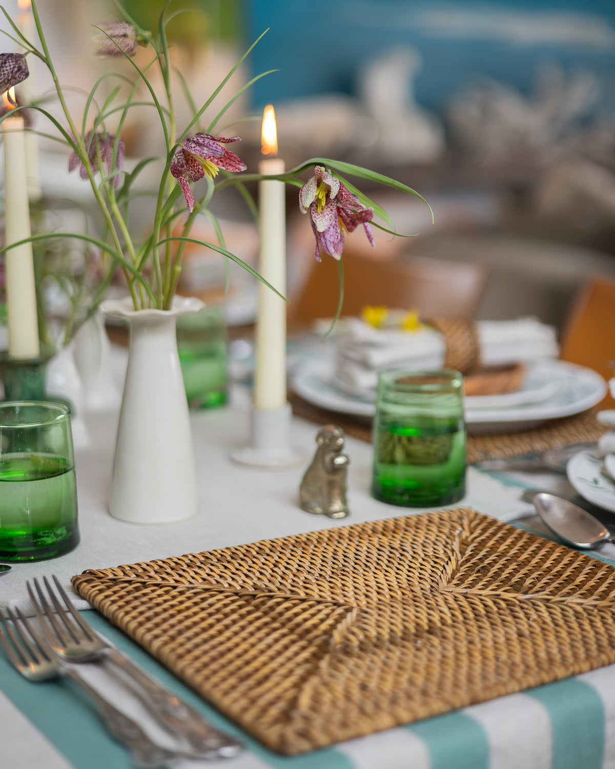 Indu House Talise Rectangle Placemat (Set of 4)